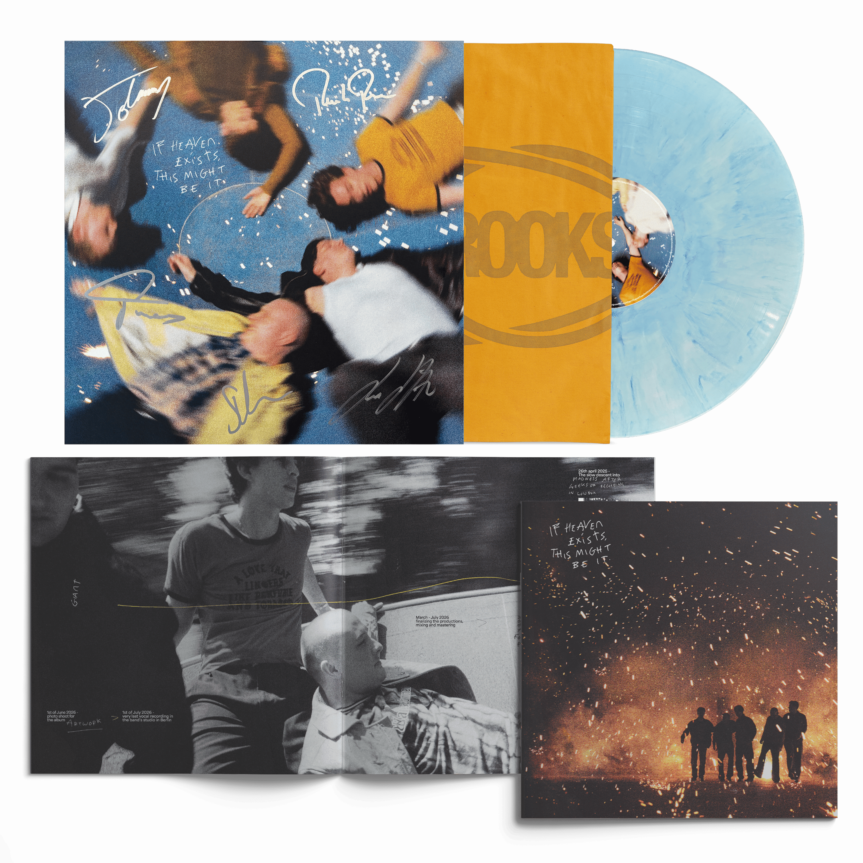 Giant Rooks If Heaven Exists, This Might Be It Ltd. Blue Marbled LP, handsigniert 457935