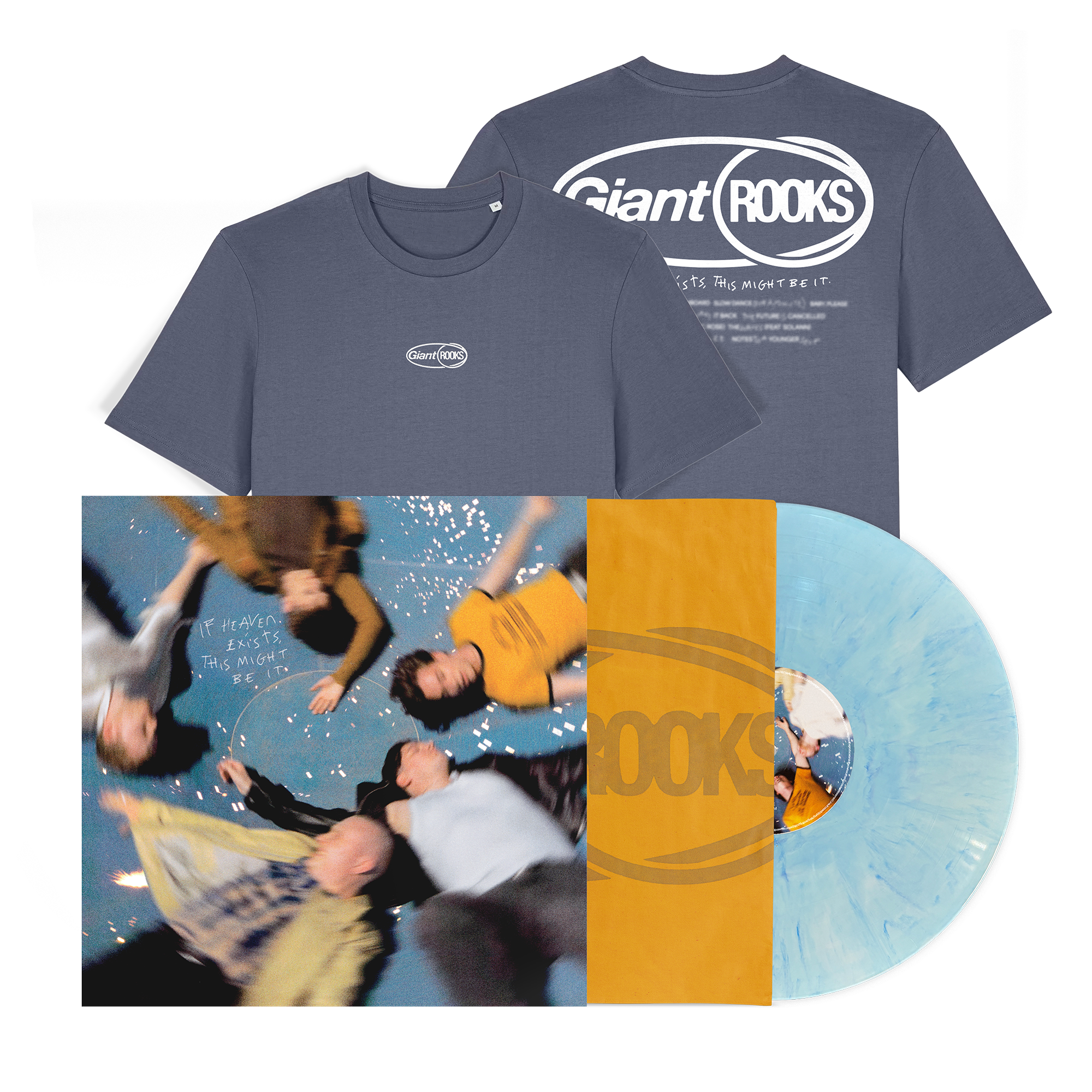 Giant Rooks If Heaven Exists, This Might Be It  Marbled LP + T-Shirt Bundle 454325